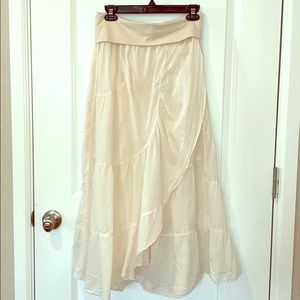Ivory peasant skirt